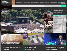 Tablet Screenshot of jellingmusikfestival.dk